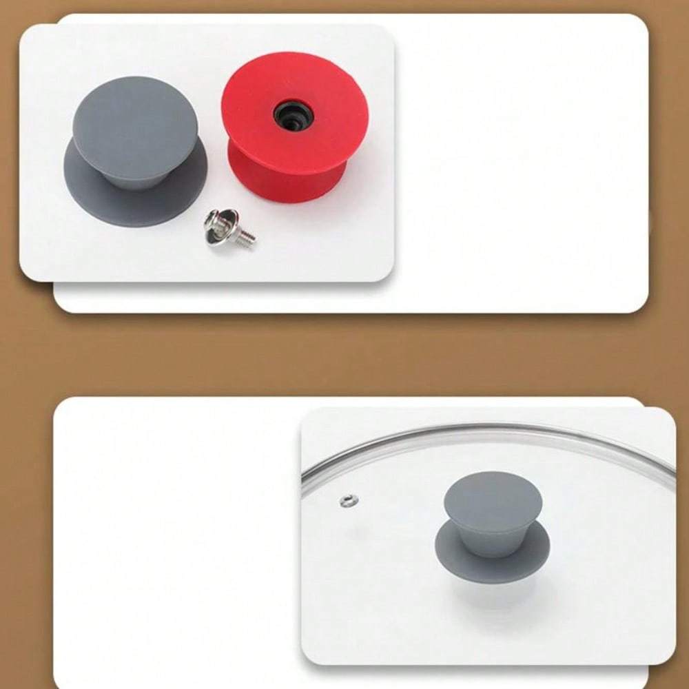 Силиконовая крышка для кастрюли универсальная сменная кухонная крышка для посуды ручки для крышки кастрюли кухонные принадлежности аксессуары ручка