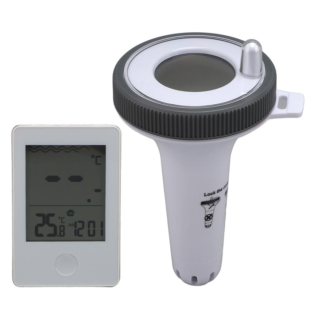 Pool Thermometer with Digital Display Easy Read Waterproof Floating Wireless Pool Thermometer for