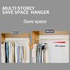 Вешалка для брюк Прочные несущие товары для дома Не выцветает 5 слоев одежды Стеллаж для хранения брюк Прочный компактный вращающийся на 360 градусов крючок