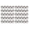 50Pcs Round Coupling Nut Female Thread 304 Stainless Steel M6 Connector Nut for Home Decoration