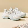 Anta Cloud Rise Удобные Ретро Дышащие Увеличивающие Рост Низкие Кроссовки для Папы Женские кроссовки Бумажно-Белый Серебристый 122538882-3
