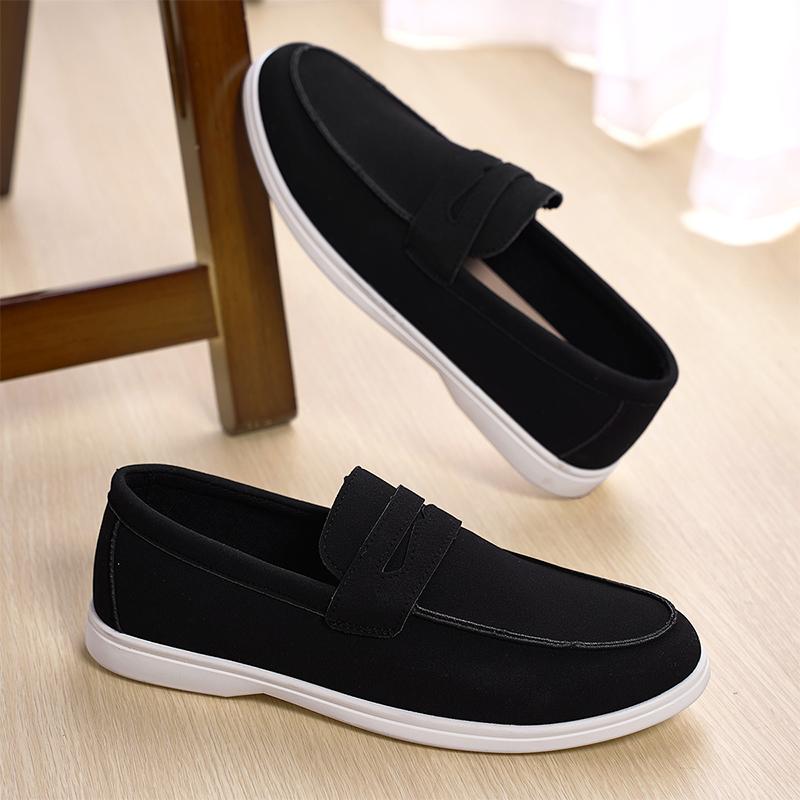 Мужские легкие универсальные повседневные лоферы в британском стиле, нескользящие, износостойкие, размеры 39-48