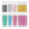 100 Pcs Disposable Crystal Microbrush Individual Lash Removing Swab Micro Brush For Women Eyelash Extension Makeup Brush Tools