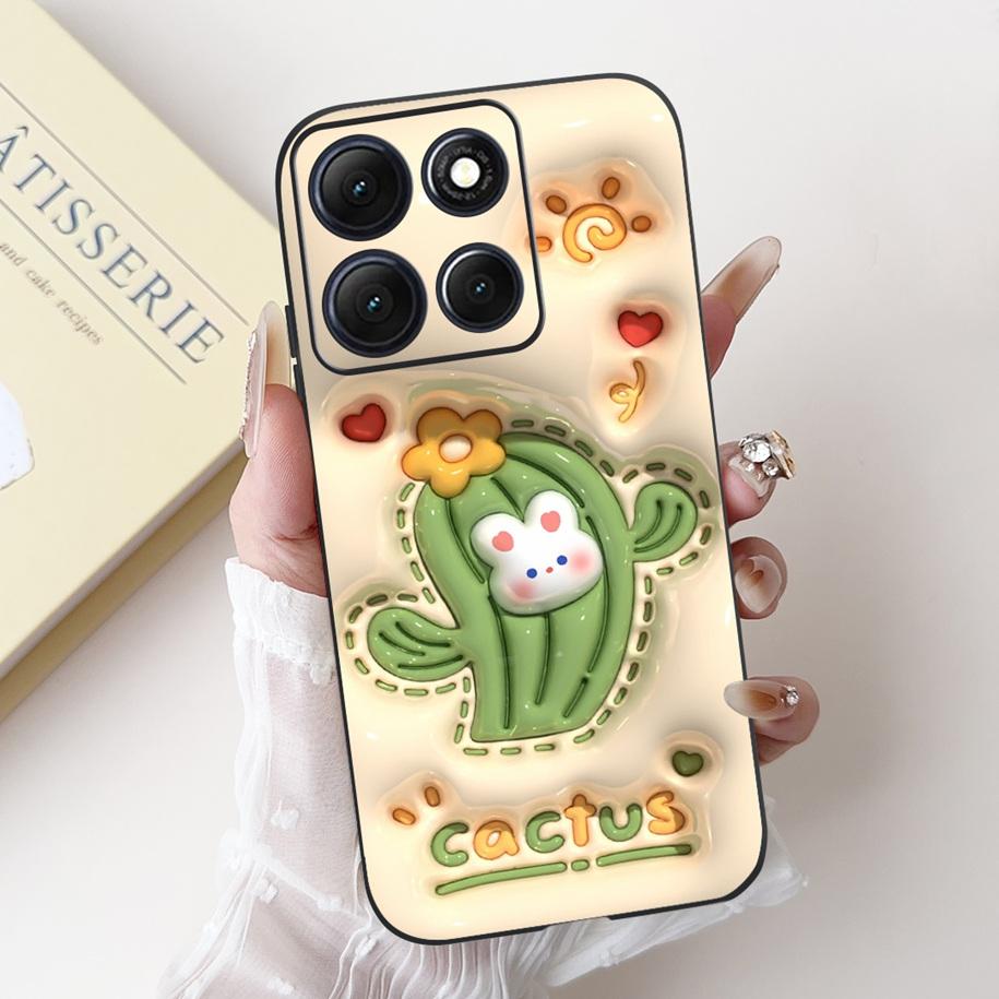 Чехол для Motorola Moto G86 Power 2025 Новый Милый Мультяшный Кролик Панда Чехол Мягкий Силиконовый Задняя Крышка Телефона Для Moto G86 Power Чехол