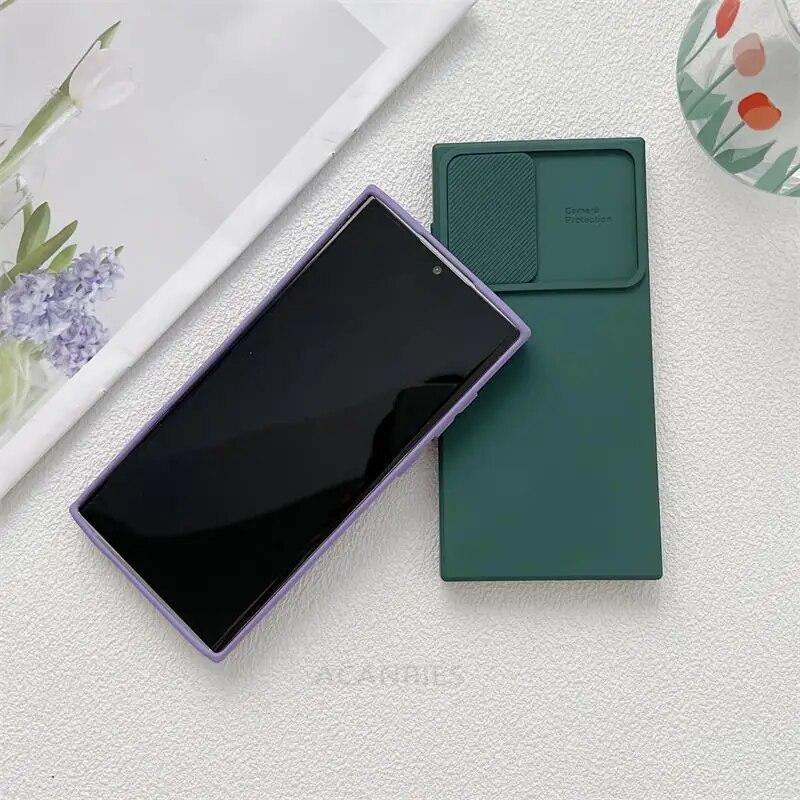 S 23 22 21 защитный жидкий силиконовый чехол для камеры Samsung Galaxy S23 S22 S21 S20 Fe Ultra Plus задняя крышка S20fe 21fe