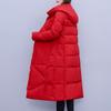 Зимнее женское длинное пальто TIDENOVEL, стеганое пальто, толстое утепленное пальто, парка, женское пальто, большой размер