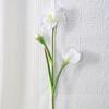 1pc Living Room Spring Decor Home Table Artificial Iris Flower Wedding Wedding Dress