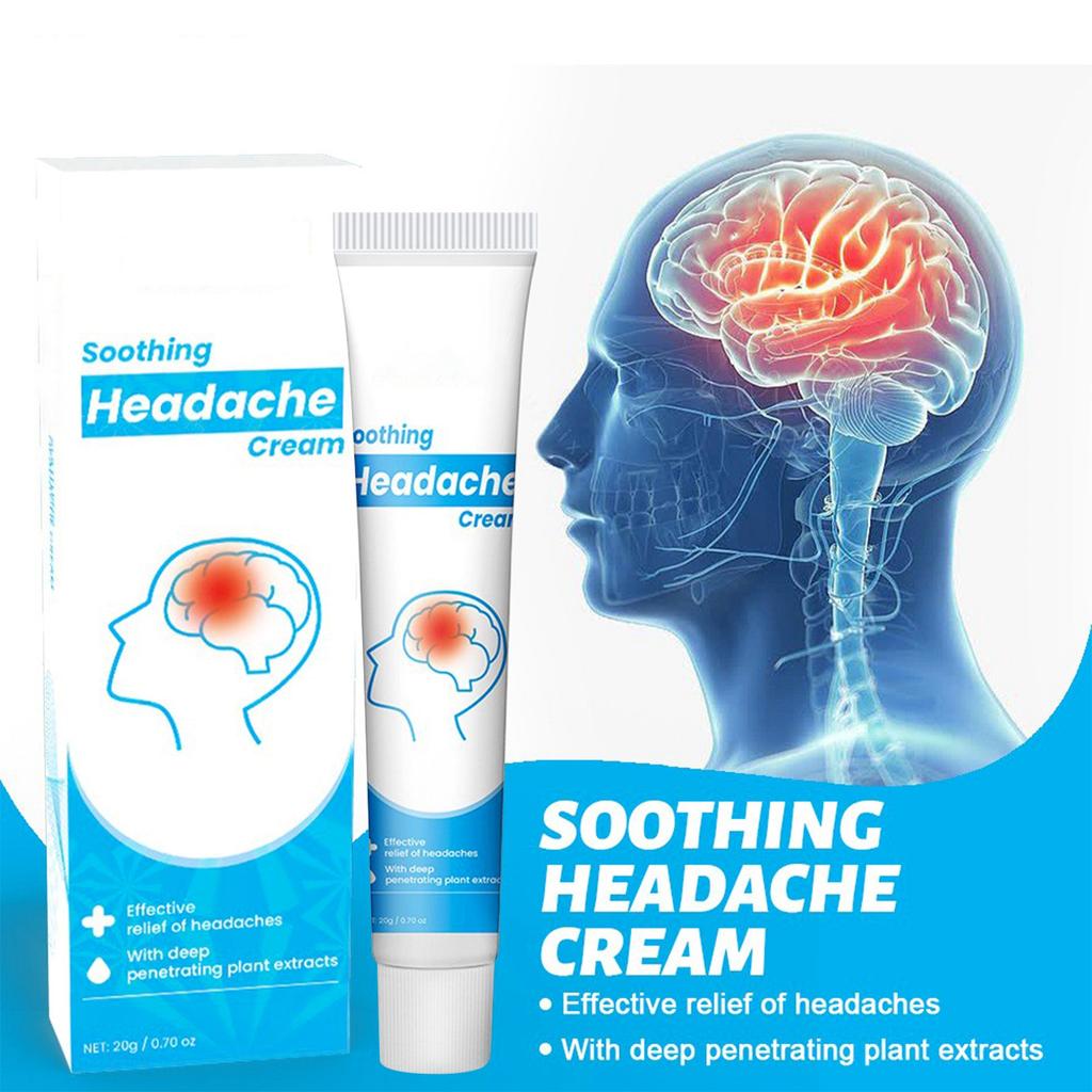 Крем от мигрени, крем от головной боли при невралгии, крем для пробуждения мозга, мигрень, травматическая боль, акупунктурный крем с мягкими ингредиентами.