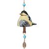 Cute Bird Bell Chimes Bird Bell Wind Chimes Hanging Rustic Wind Chime for Wall Window Door Garden Decoration Bird Pendant