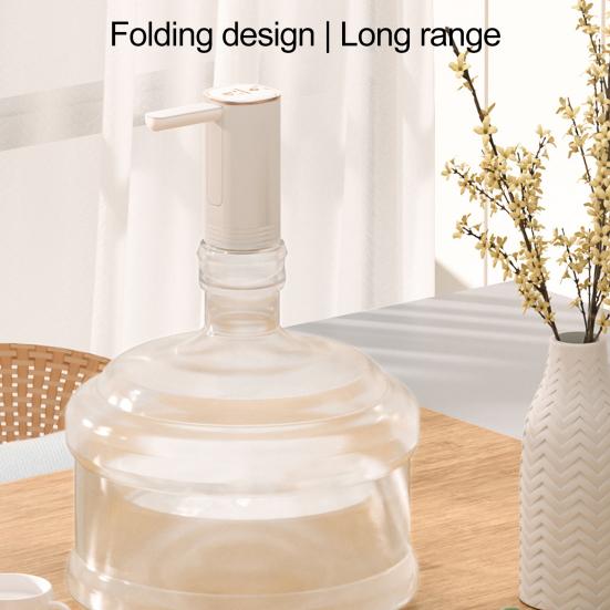 Насос для бутылки с водой, малошумный перезаряжаемый компактный размер, электрический автоматический питьевой мини-кувшин для воды, диспенсер для офиса