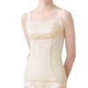 Bradelis New York Wireless Shapewear Bra Comfortable and Slimming Lacy Shaper 3L Cami, Bust-Up 24, Champagne,
