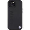 Bmw Leather Hot Stamp Case For Iphone 15 - Black
