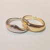 Волнистая форма золотого и серебряного цвета, регулируемые кольца для женщин, корейское кольцо на палец с открытой манжетой Anillos Anelli, ювелирные изделия