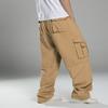Широкие брюки в стиле хип-хоп, мужские повседневные хлопковые штаны-шаровары, свободные мешковатые брюки, уличная одежда, бегуны, мужская одежда