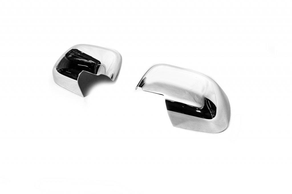 Накладки на зеркала V1 (2 шт, ABS) для Nissan Terrano 2014- гг