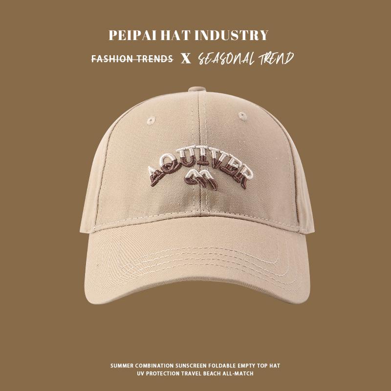 Baseball cap men's autumn and winter soft top cap trendy brand autumn outdoor leisure sun hat