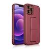 Galaxy A12 5G Robust Red Kickstand Case with Integrated Stand by Hurtel
