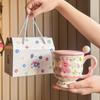 Милая керамическая кружка-пачка, подарок на день рождения, сувенирный подарок для девочек, чашка для питья, бытовая кофейная чашка, подарочная коробка