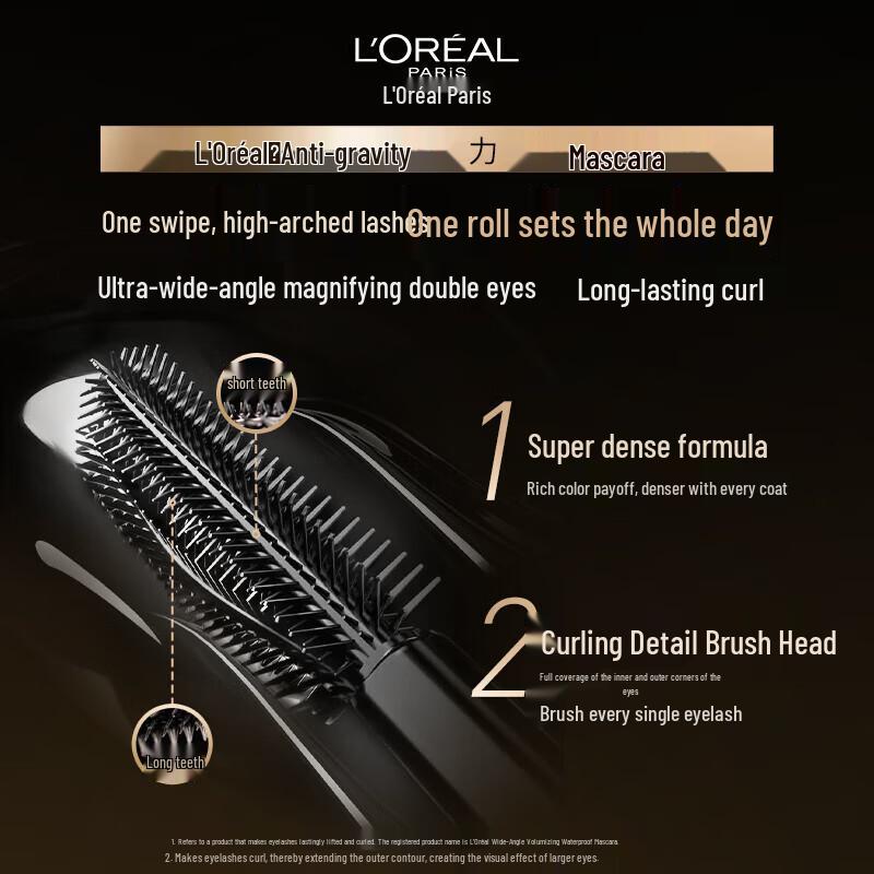 L'Oréal Тушь для ресниц Водостойкая с эффектом широкого раскрытия и объема