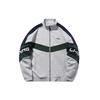 Li Ning Sports Fashion Series Casual Fleece Stand Collar Sports Jacket Unisex Jackets Micro-Crystal-Gray AWDPA41-13