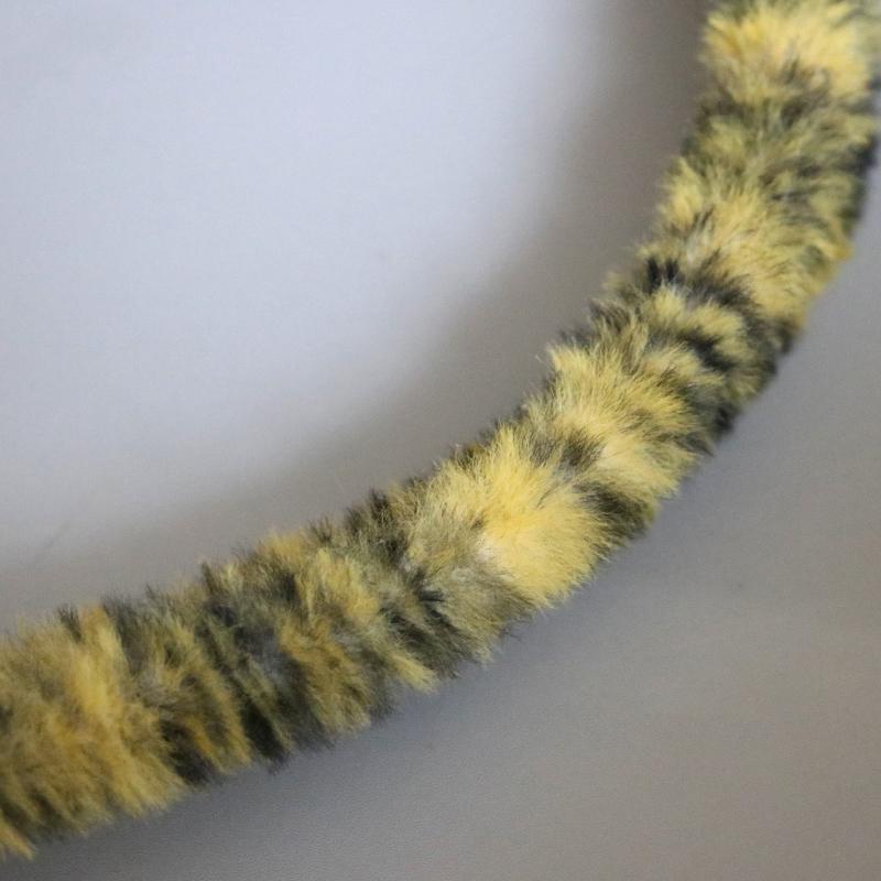 1PC Imitation Rabbit Hair Fluffy Toys Materials Plush Dolls Twisting Sticks 15mm