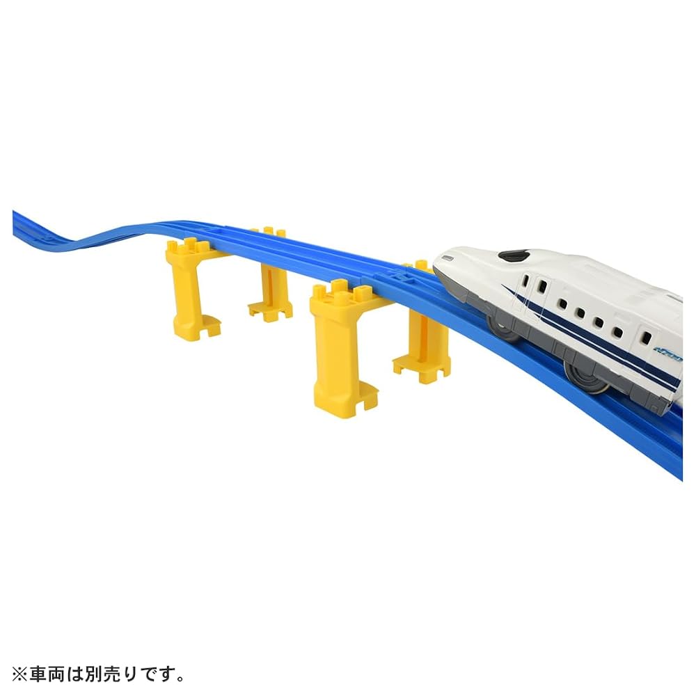 TAKARA TOMY Plarail New Slope Track (2 pcs, includes 2 Block Bridge Supports) R-06
