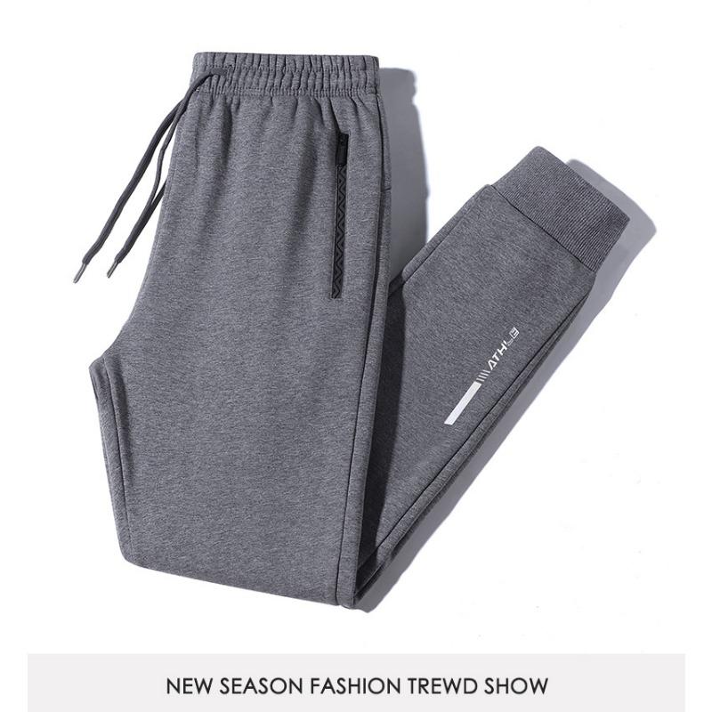 Осень Зима Эластичная Талия Повседневные Модные Брюки-джоггеры на Шнурке Мужские Универсальные Вельветовые Спортивные Штаны Мужские Брюки
