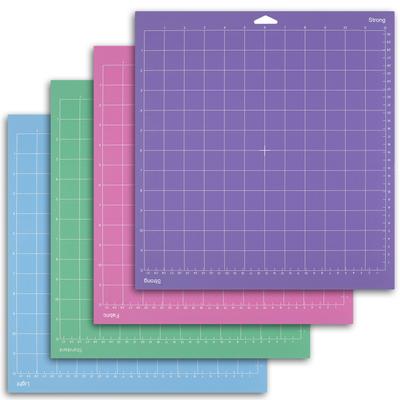 Режущий коврик для Cricut, Режущий коврик 12x12(StandardGrip, LightGrip, StrongGrip, FabricGrip) для Cricut Explore Air 2/Air/One, Vari