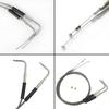 Motorcycle 42'' Throttle and Idle Cable Set for Davidson FXST FLST FLT XL 1996-UP 56579-02A Stainless Steel Idle Cable