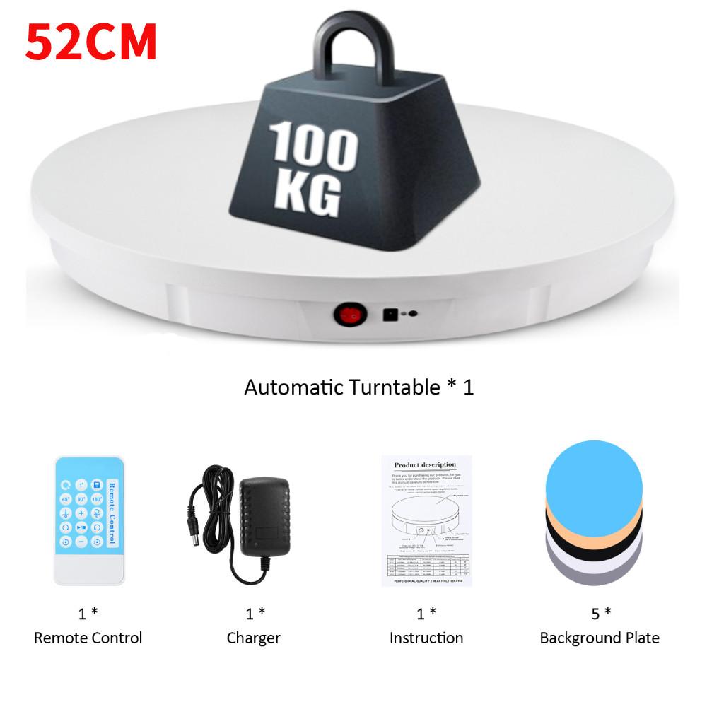 30/42/52СМ 100КГ Вращающаяся Подставка для Демонстрации 360° Панорамный Автоматический Демонстрационный Стол Фотофон Фотобудка Вращающаяся Платформа