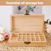 Compact Wood Essential Oils Organizers Multi Purpose Wood Storage Box Organizers For Essential Oils And Accessories