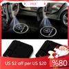 ECD5   2025 Hot New 2pcs Car Logo Welcome Light Laser projector lamp For Mercedes benz AMG A B R G Class GLK GLA C200 E200 car styling