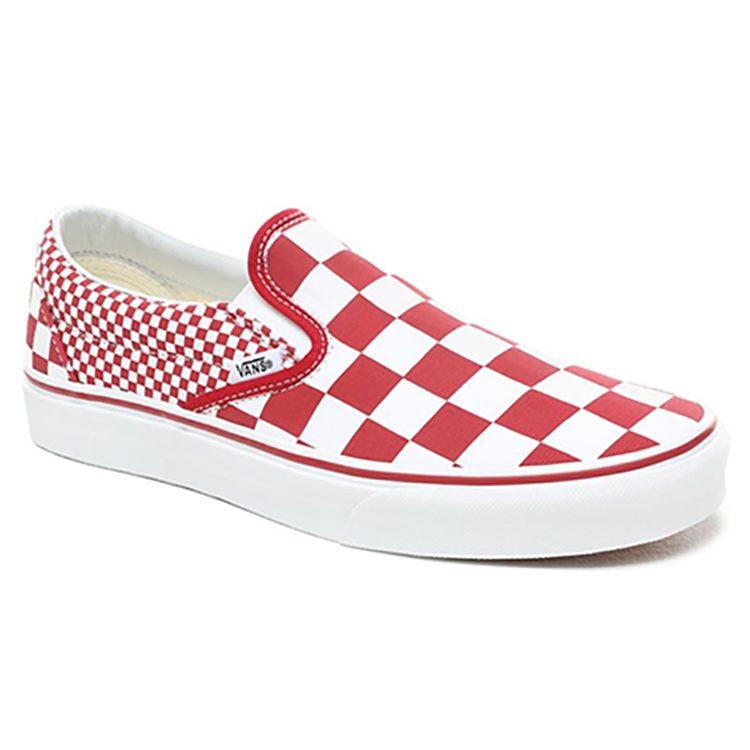 Кеды-слипоны Classic Vans 'Red Mix Checker' VN0A38F7VK5