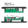 9V-12V MP3 WAV Decoder Board Car Audio Module Support USB TF Card AUX FM Bluetooth 5.0 MP3 Player with Remote Controller