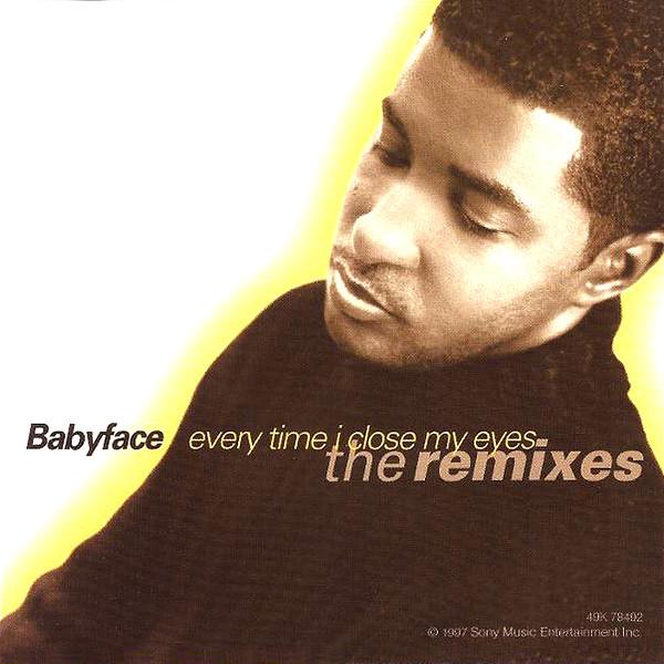 CD BABYFACE - Every Time I Close My Eyes 49K78492 Epic 1997 US Rap & Hip-Hop/R&B Used