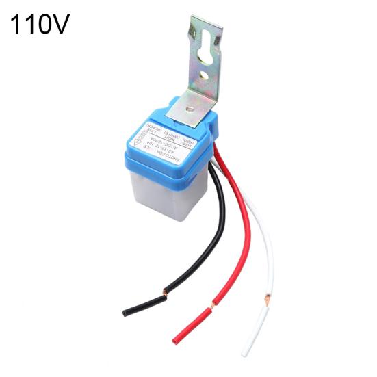 DC 12V 24V AC 110V 220V 50-60Hz Автоматический выключатель света с датчиком освещенности, фотореле