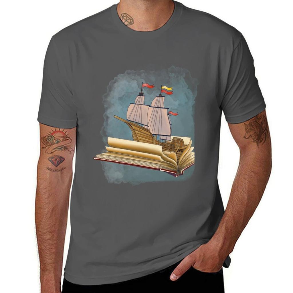 Ship ON the Book TShirt Daily Wear Print TShirt