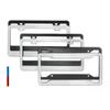 Stainless Steel Protecting License Plates 2 Hole License Plate Frame License Plate Cover