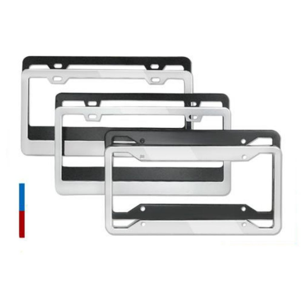 Stainless Steel Protecting License Plates 2 Hole License Plate Frame License Plate Cover