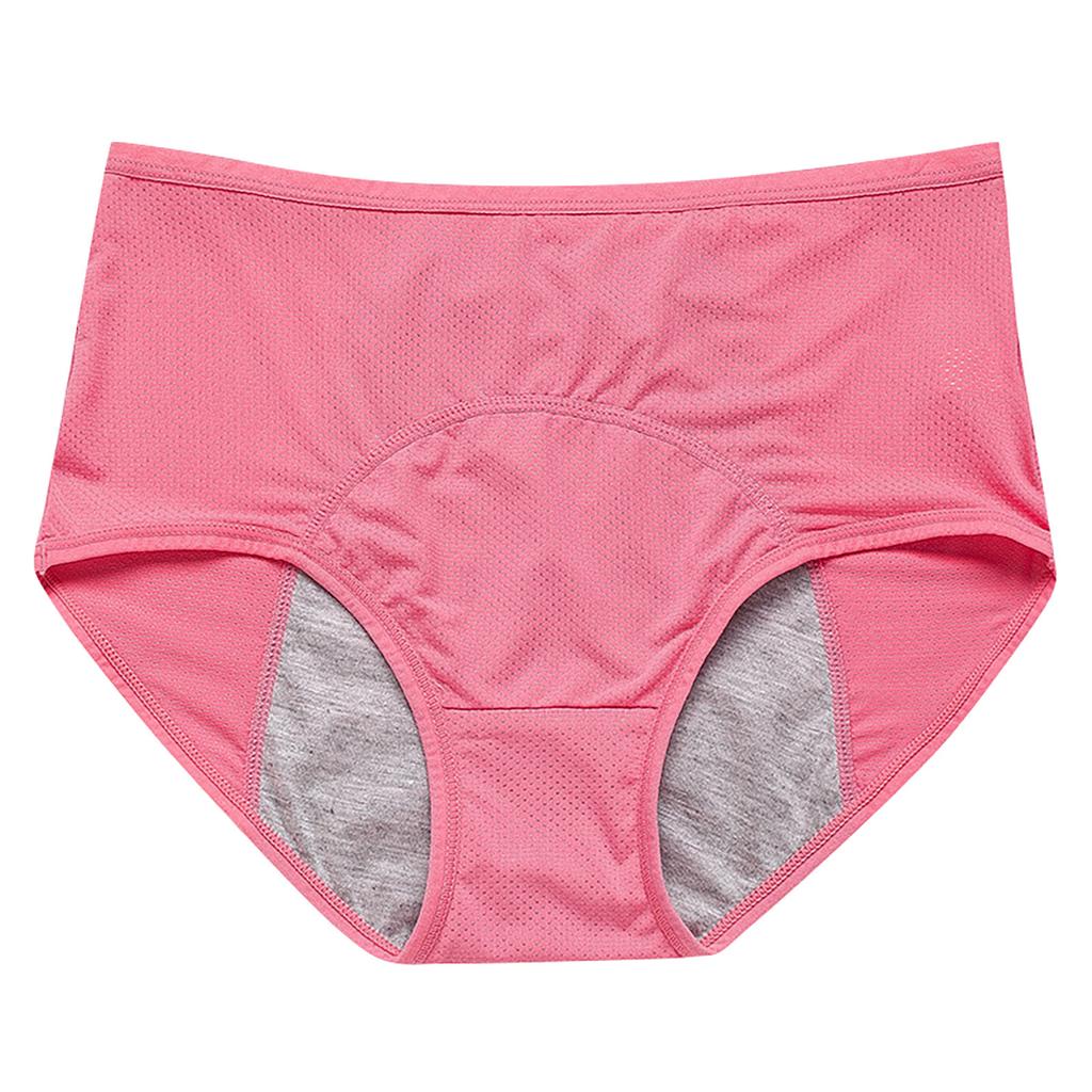 Women'S Menstrual Panties Mid-Waist Cotton Postpartum Women'S Panties Fully Covered Panties