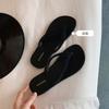 2025 Summer New Models, Minimalist Toes Beach Vacation Fashionable Contrasting Color Versatile Flip-flops Women's Summer Wear