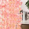 LED String Lights with Simulated Flowers Battery Powered Decorative Indoor/Outdoor Lighting Garland Vines Fairy Lights