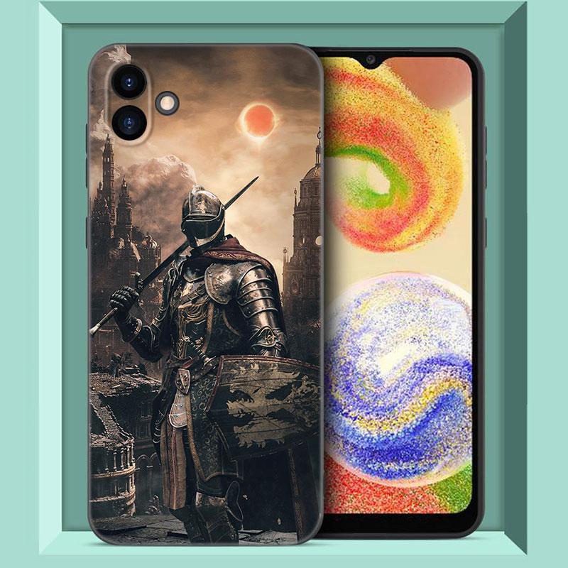 Игровой чехол для телефона Dark Souls из черного силикона для Samsung Galaxy A01 A03 Core A04 E A02 A05 A10 A20 A21 A30 A50 S A6 A8 Plus A7 2018
