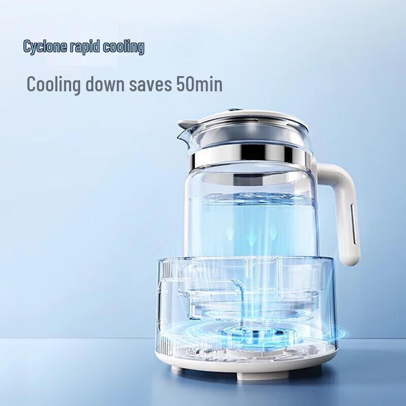 Morphyrichards 1.2L All-Glass Health Kettle MR5602 CN plug (adapter included)