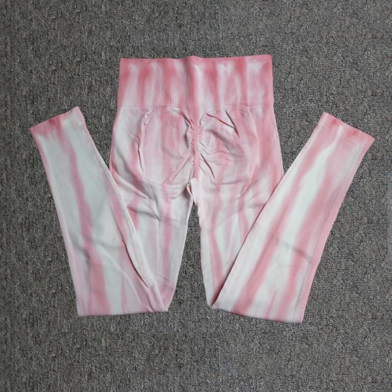 Новые брюки для йоги с двойным подъемом бедер Aurora, тай-дай, для бега и фитнеса, тренировочные леггинсы, одежда для йоги, спортивные брюки