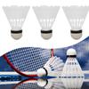 6 шт. Пластиковые воланы Тренировочные Бадминтонные Соревнования для Спорта на Открытом Воздухе и в Помещении Белые