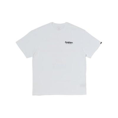 Vans Однотонная футболка с круглым вырезом и буквенным принтом, мужские топы, белые VN000FPDWHT