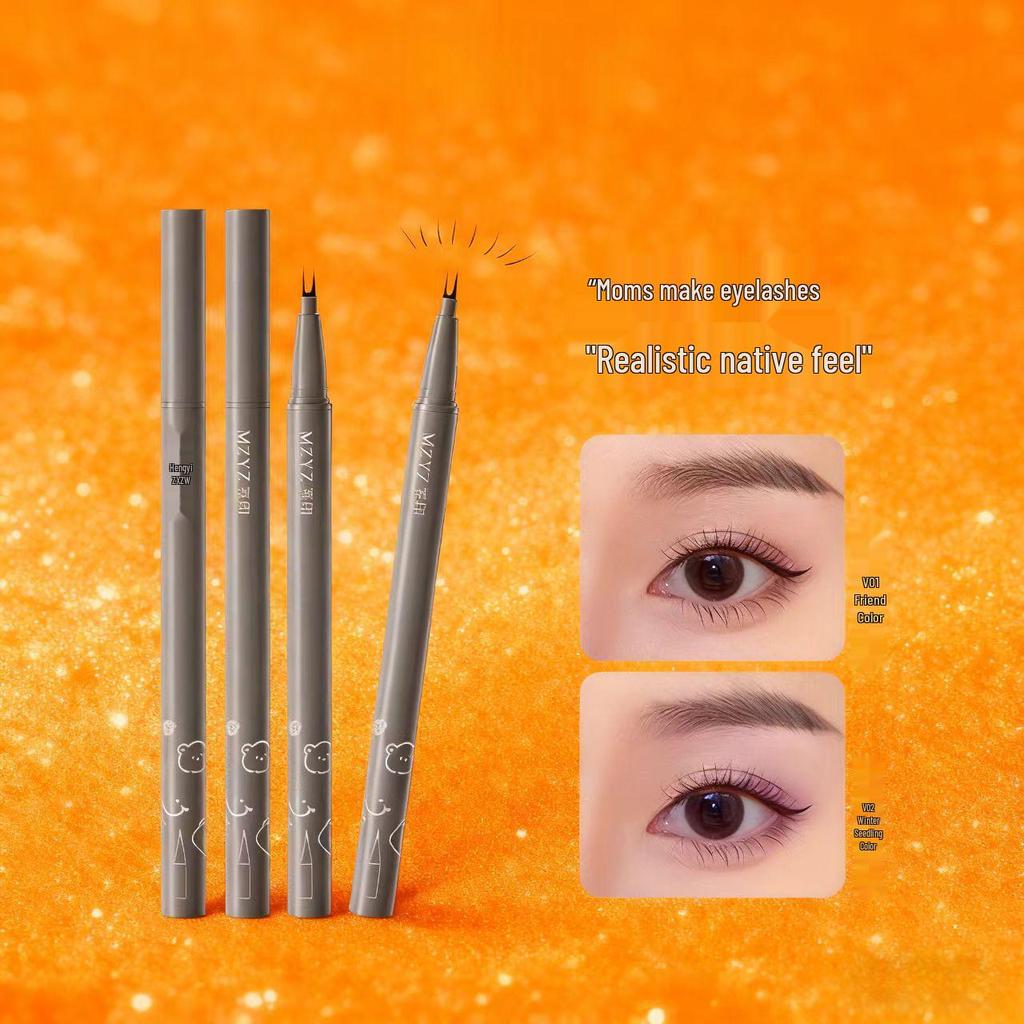 MZYZ Mi Yin Двухсторонний Прецизионный Карандаш-Лайнер для Глаз, Ультратонкий для Ресниц Нижнего Века, Водостойкий и Устойчивый к Смазыванию.