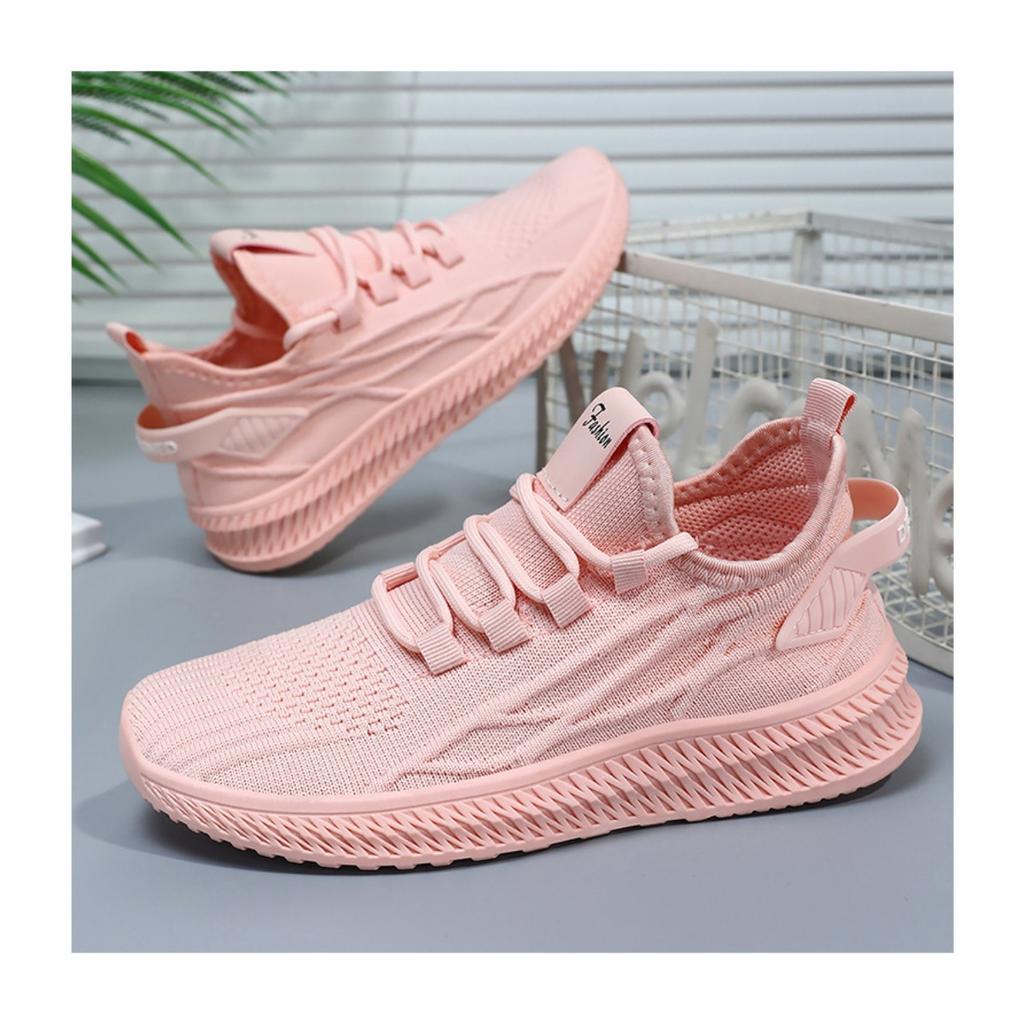 Shoes Women,Spring Fashion Casual Sneakers,Trendy Mesh Breathable Single Shoes