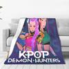 K-pop Охотники на демонов Аниме Одеяла Качество Мягкое Теплое Плед Осень Дети Домашний декор Графическое Покрывало